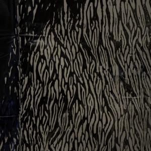 Nora Schultz, »Untitled«, 2010, detail. Ink, fabric 295 x 154 cm.