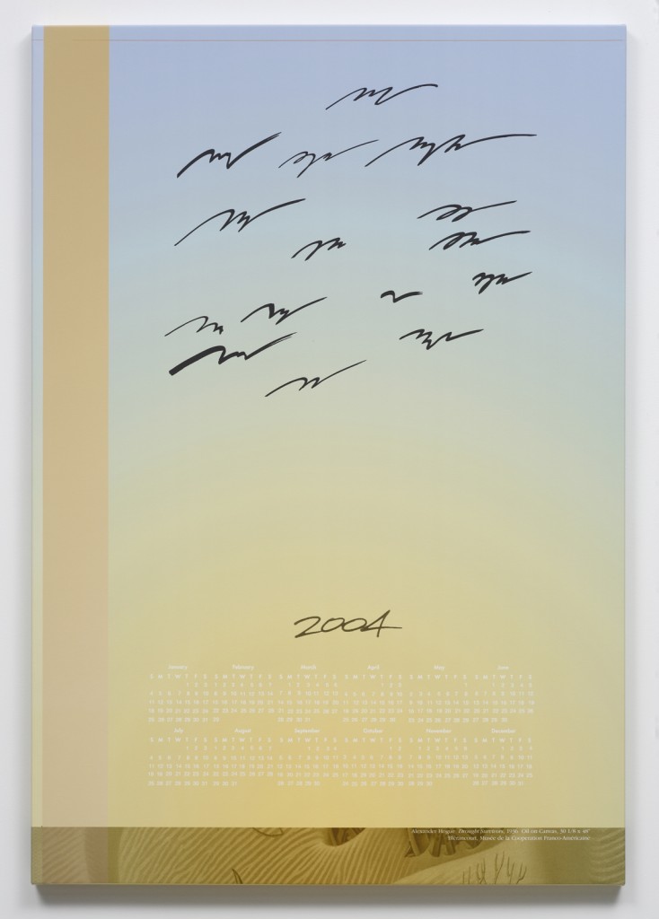 Seth Price. »Birds No.« 2004. Inkjet on canvas. Unique.