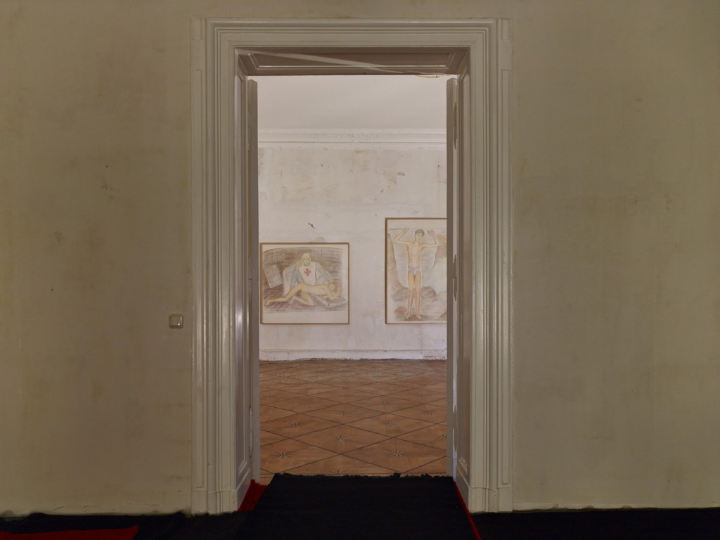 Pierre Klossowski. »The Immortal Adolescent II.« Installation view. Galerie Isabella Bortolozzi. 14.12.13—31.05.14