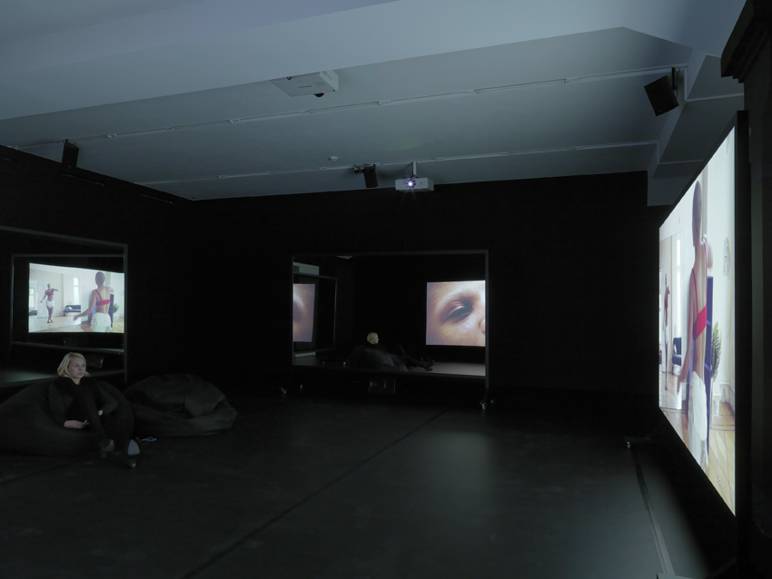 Installation view: Wu Tsang, »Not in my Language«, Migros Museum, Zurich, 22.12.14-08.02.15