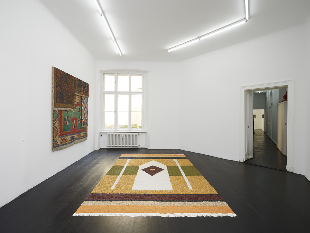 Installation view : Aldo Mondino<br>»Rules for Illusions, Part 2«<br>Galerie Isabella Bortolozzi, Berlin<br>07.07.15 - 01.08.15