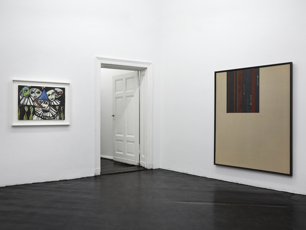 Carol Rama, »Ferite della memoria« - selected works, installation view, Galerie Isabella Bortolozzi, Berlin, 26.01.16-05.03.16<br/>