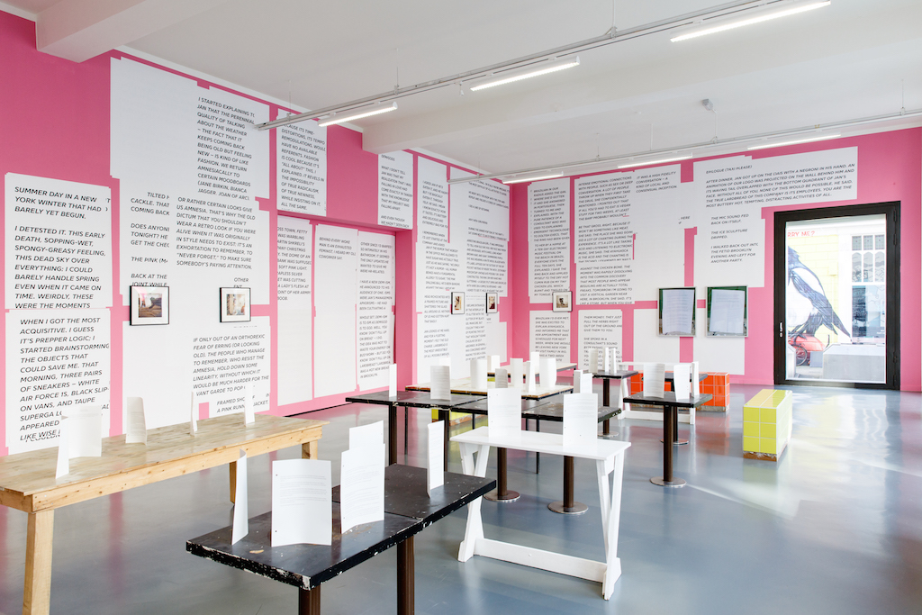 Calla Henkel & Max Pitegoff, 'Foreword', installation view:
<br>Witte de With Center for Contemporary Art, Rotterdam, 
<br>29.01.16—10.04.16