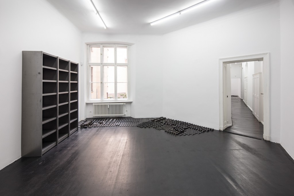 Ibon Aranberri, Sources without qualities, 2017, Metal cabinet, steel elements, 224 x 182 x 40 cm, Unique, Photo: Thomas Bruns



