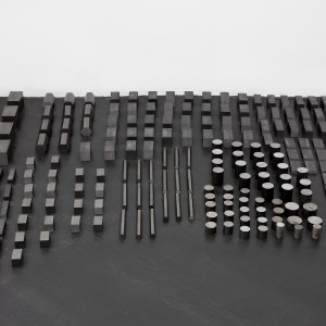 Detail view: Ibon Aranberri, Sources without qualities, 2017, Metal cabinet, steel elements, 224 × 182 × 40 cm, 2017, Unique, Photo: Thomas Bruns