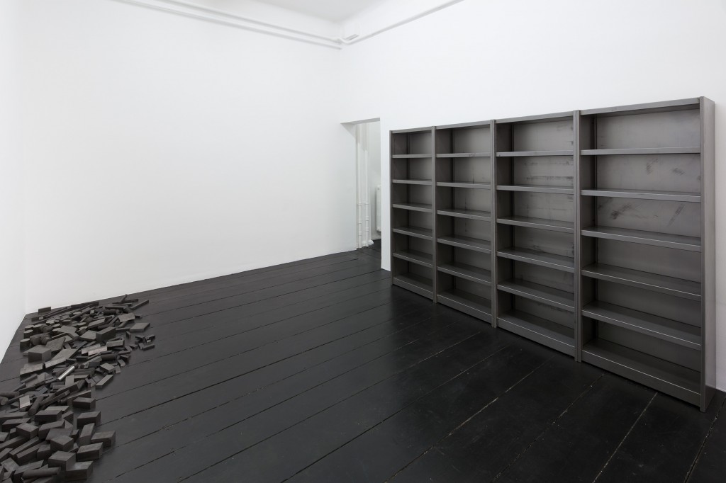 Ibon Aranberri, Sources without qualities, 2017, Metal cabinet, steel elements, 282.5 x 190 x 34 cm, Unique, Photo: Thomas Bruns
