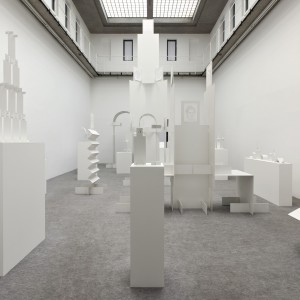 Jos de Gruyter & Harald Thys, White Suprematism, Installation view, 24.09.–20.11.2016, Portikus, Frankfurt/Main. Photo: Diana Pfammatter. Courtesy: Portikus, Frankfurt/Main.