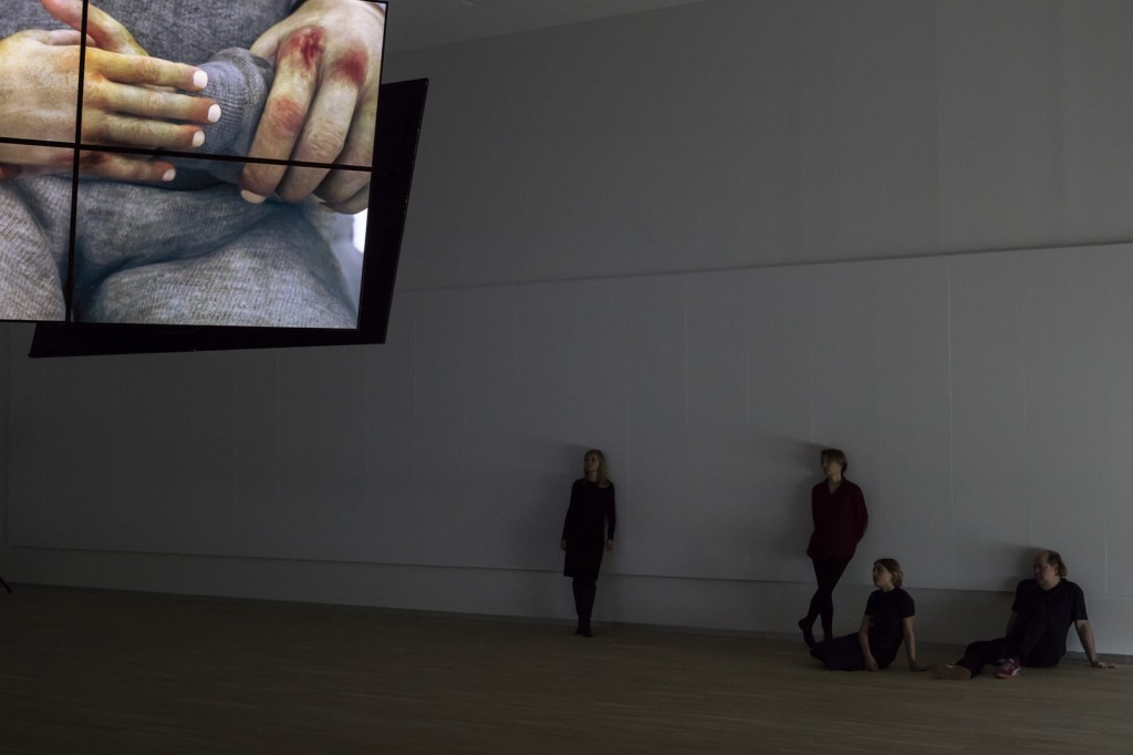 Installtion View: Safe Conduct, 2016, Three channel HD film with 5.1 surround sound, at National Gallery of Denmark, 17.03.16 - 04.09.17