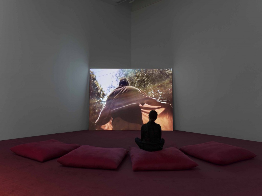 Installation view: Wu Tsang, Girl Talk, 2015, Single channel video with sound, 4 min New Museum, New York. 27.09.17—21.01.18 Photo: Maris Hutchinson