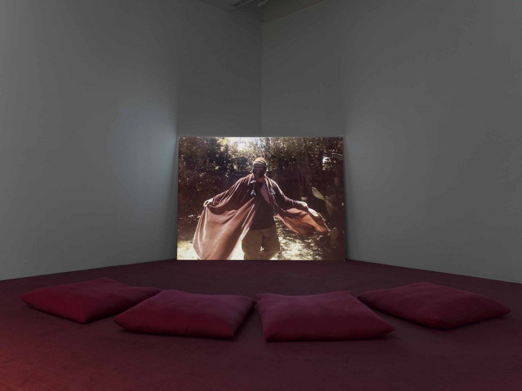 Installation view: Wu Tsang, Girl Talk, 2015, Single channel video with sound, 4 min New Museum, New York. 27.09.17—21.01.18 Photo: Maris Hutchinson