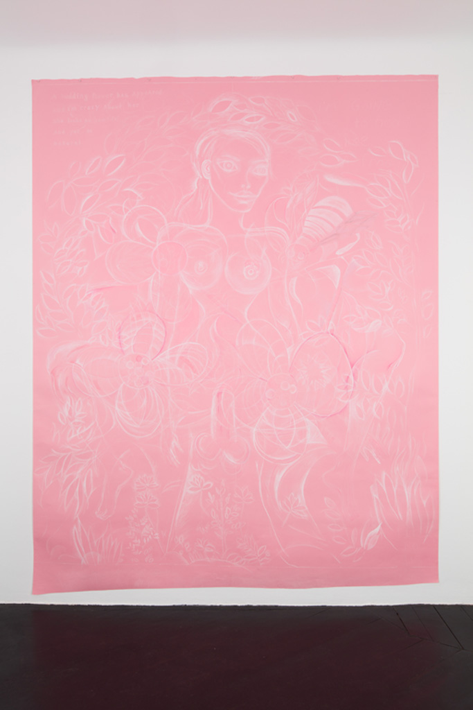 Untitled (from Within a Budding Grove), 2008, Pencil on paper, 274.32 x 213.36 cm