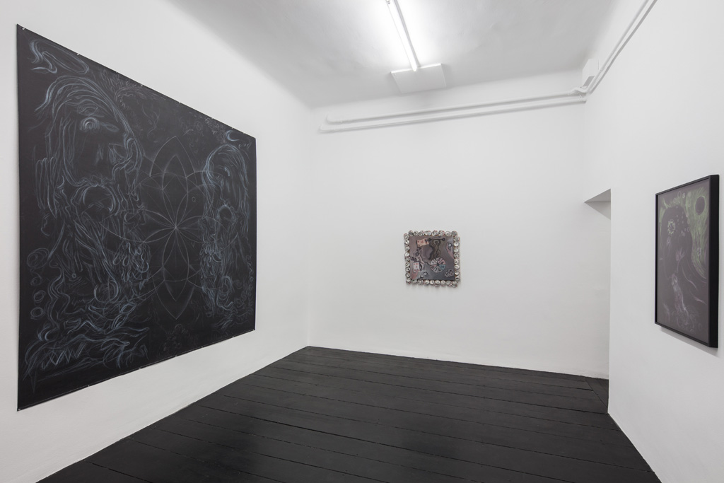 Installation view, My Perversion is the Belief in True Love, Galerie Isabella Bortolozzi, Berlin, 2018
