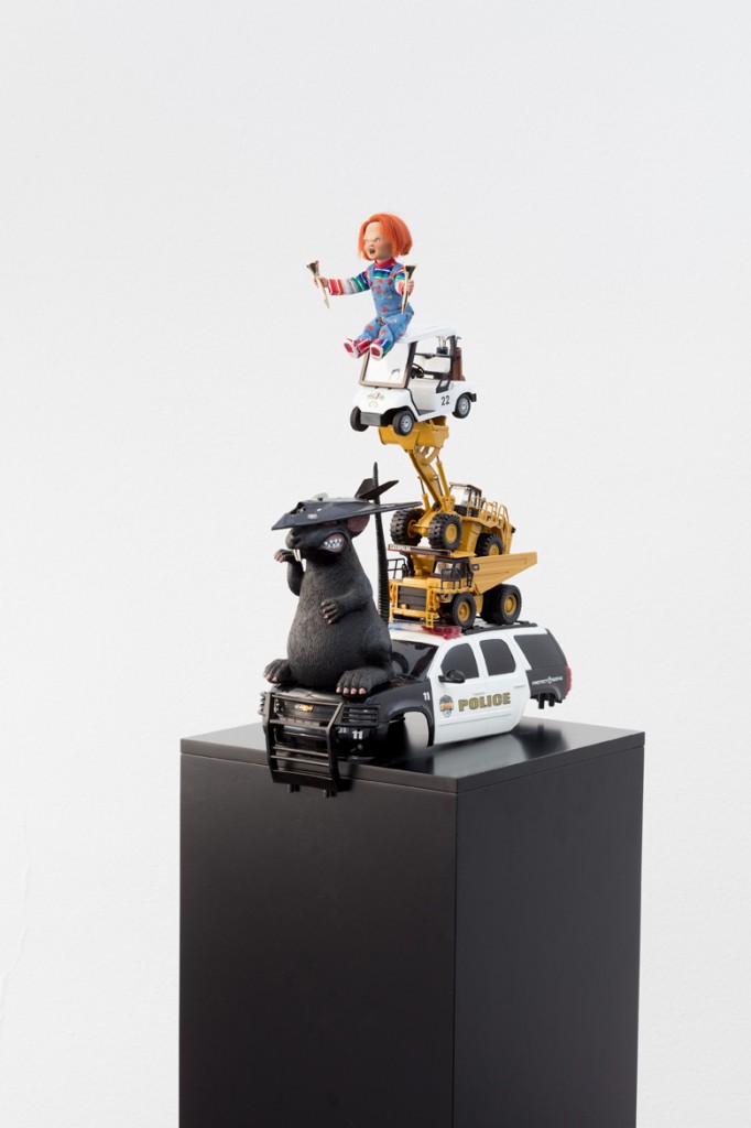 Danny McDonald, Searching For A Reason To Have A Parade, 2018, mixed media, 17.5 x 12 x 31 cm