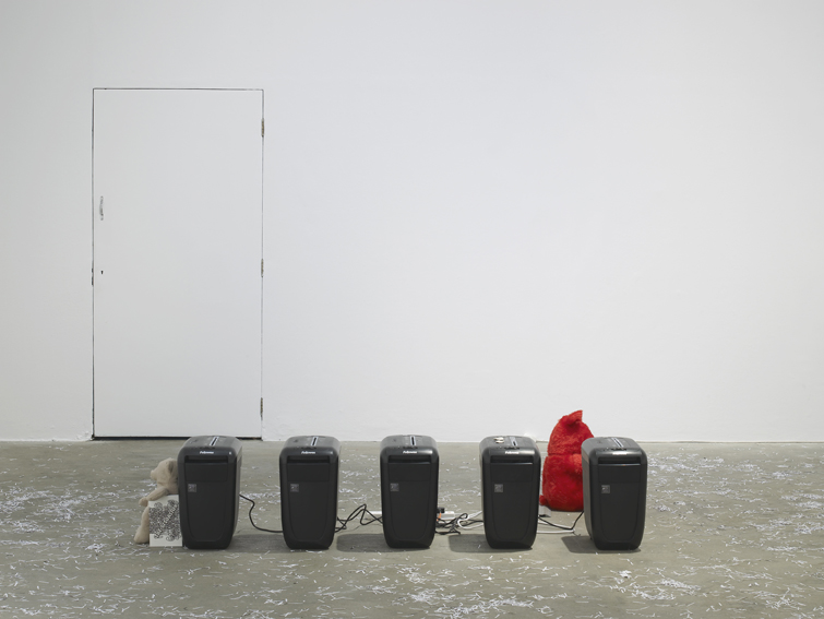 Installation view, Hannah Black, Some Context, Chisenhale Gallery, London, 2017