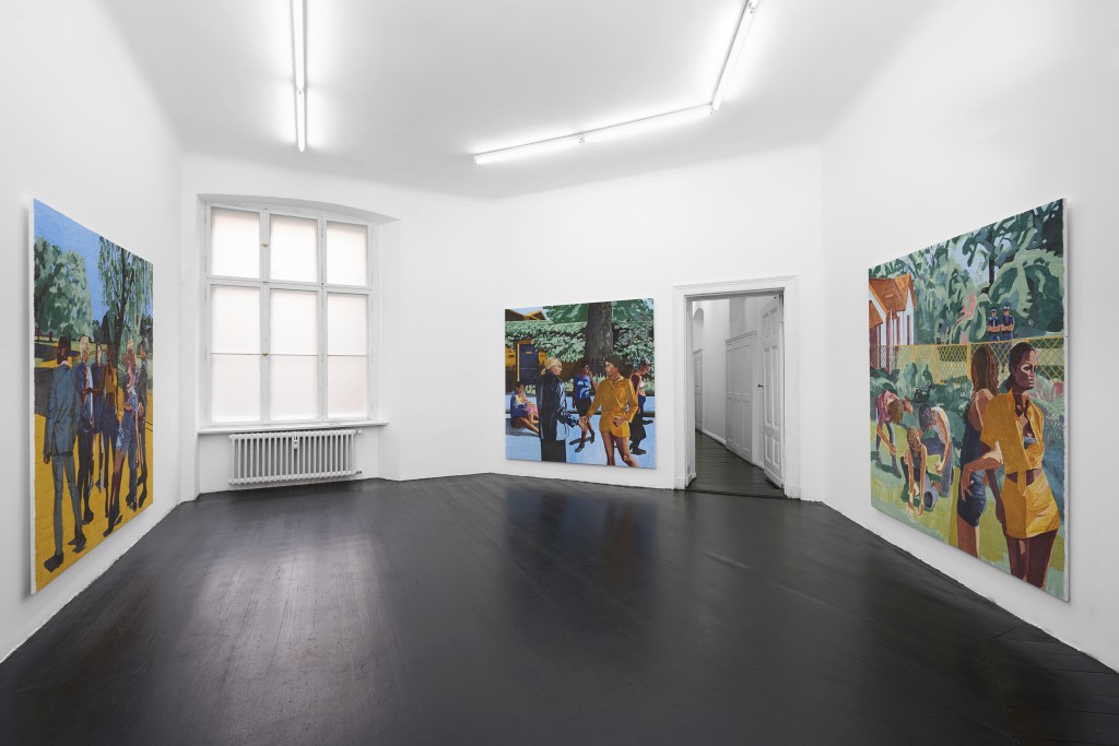 Installation view, Public Affairs, 2020. Galerie Isabella Bortolozzi, Berlin. Photos: Graysc.